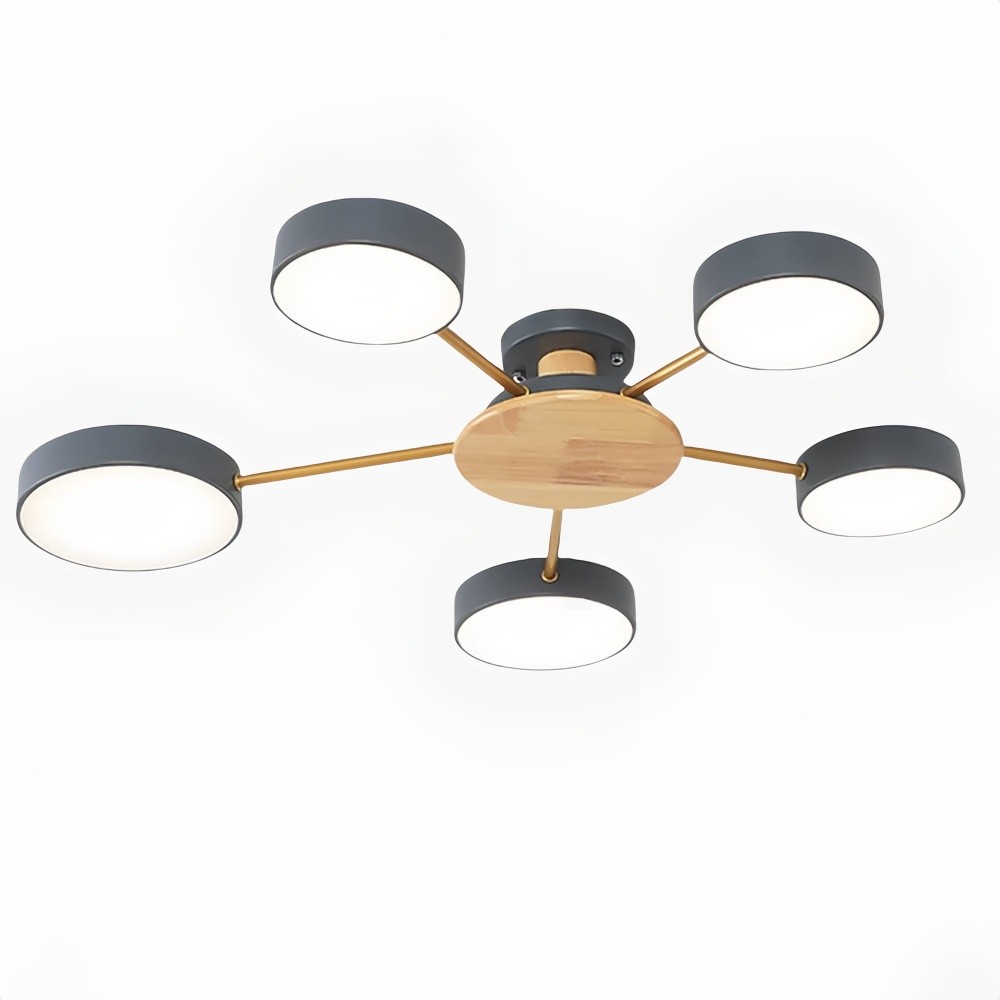 Nordic Multi Heads Round Led Ceiling Light K934