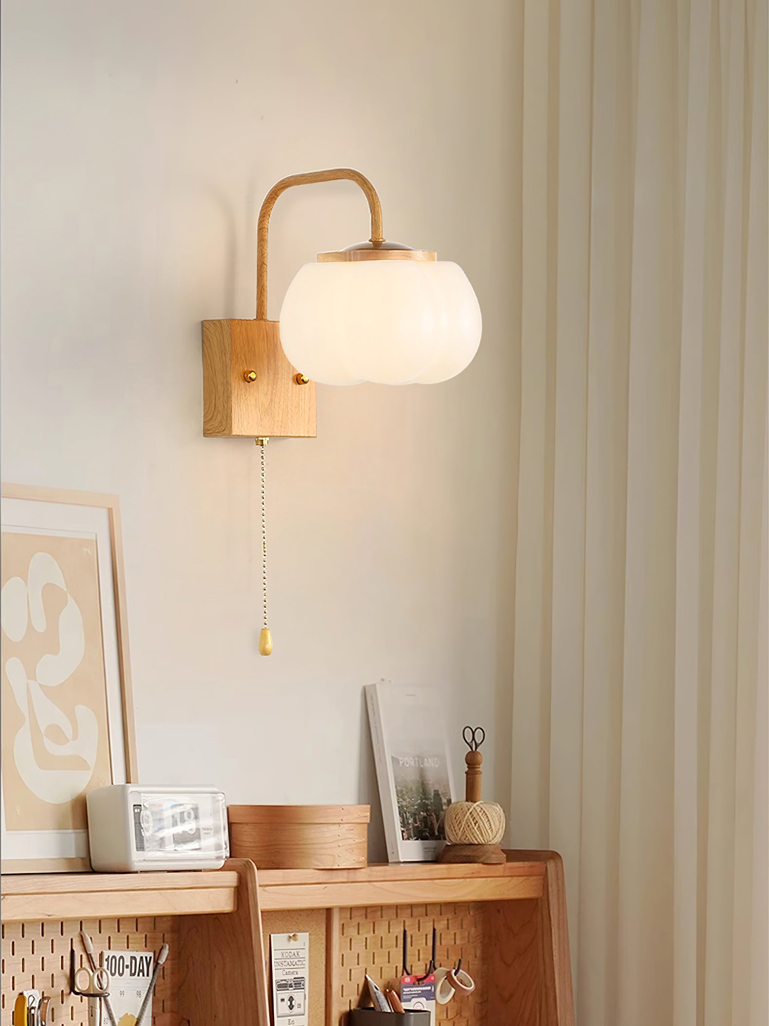 Kapok Flower Wall Lamp D419