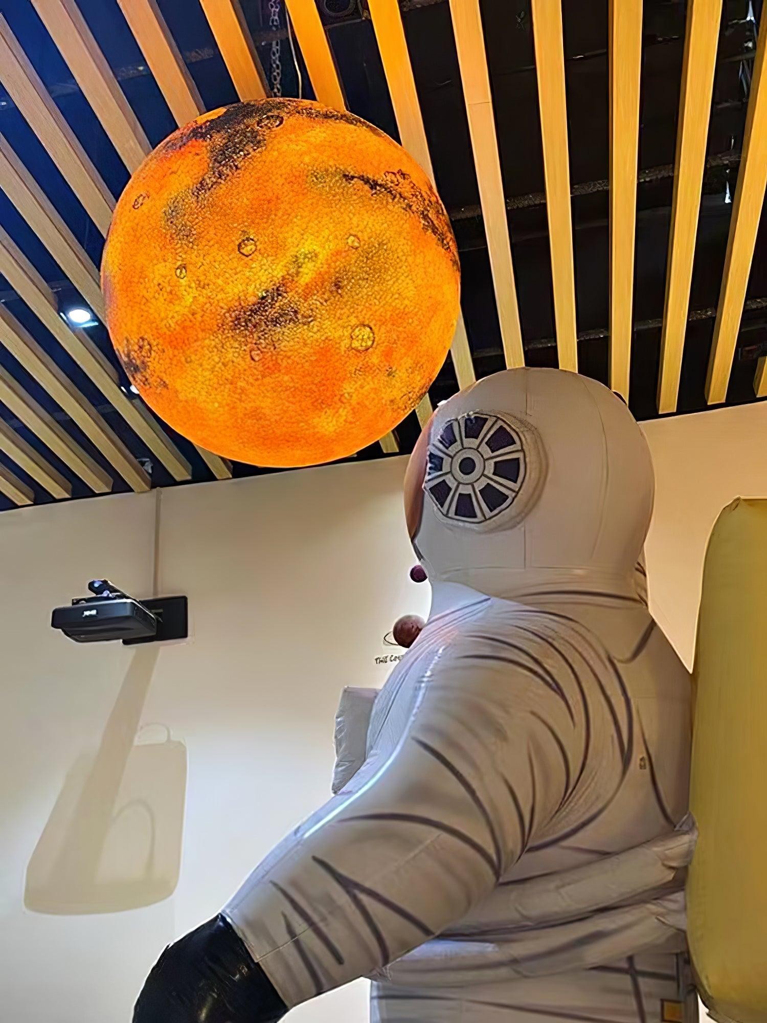 Planetary White Moon Chandelier Suitable For Living Room K215