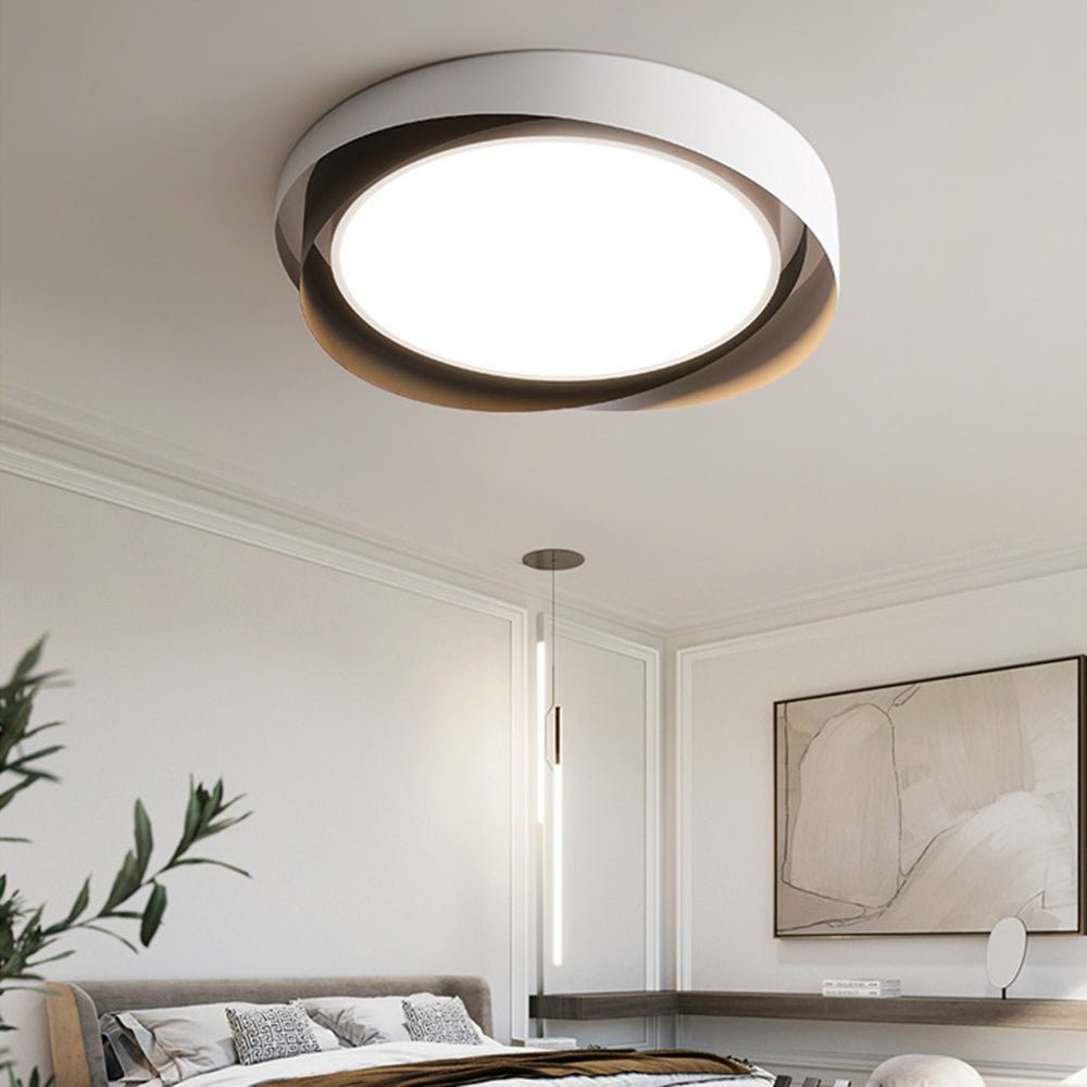 Nordic Style Modern Minimalist Wave Pattern Ceiling Lamp K611