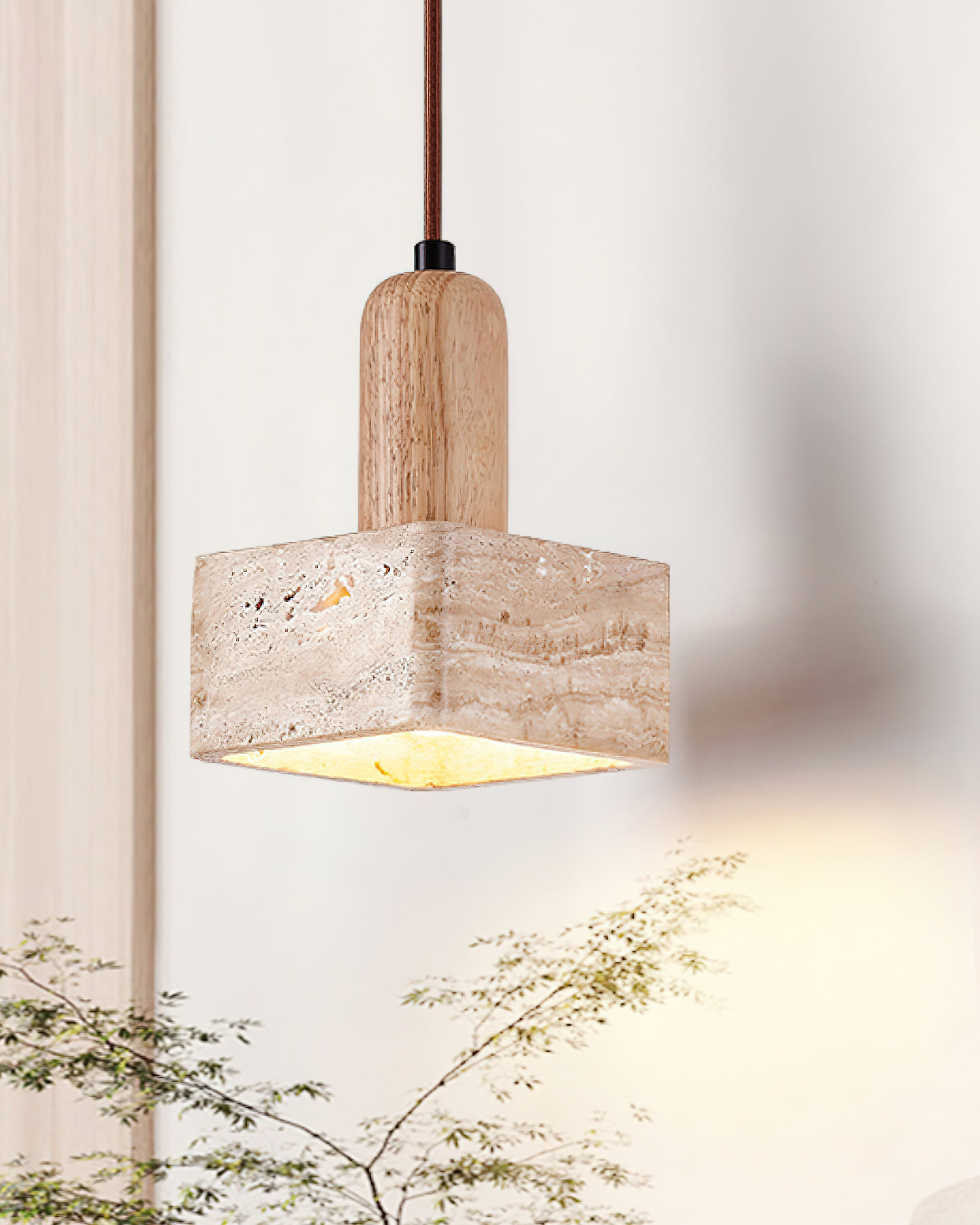 Simple Elegant Square Rectangular Pendant Lamp K685