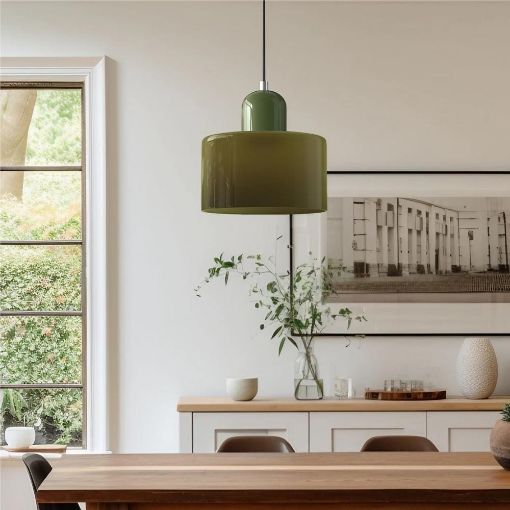 Morandi Cylinder Glass Pendant Light K30