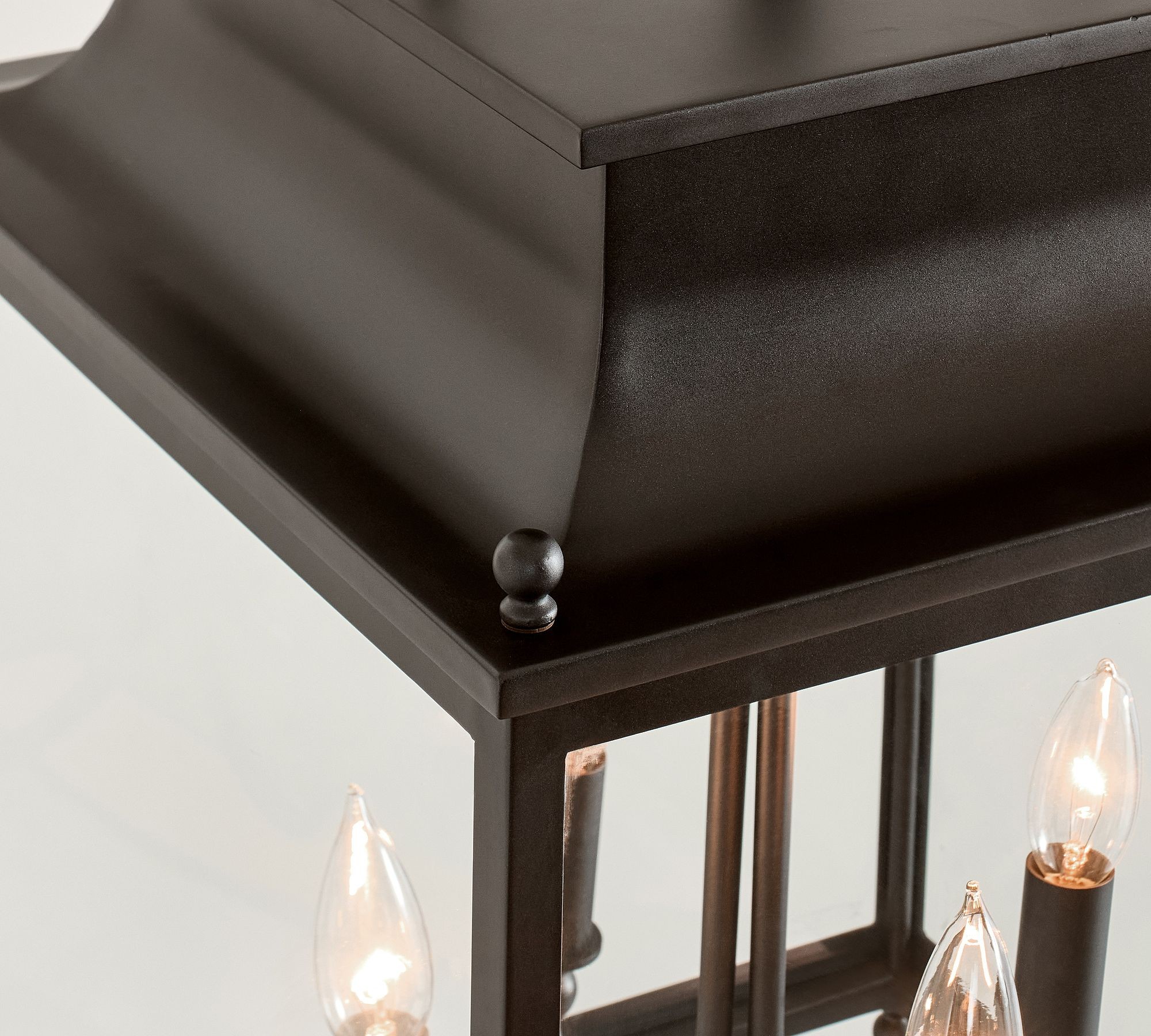 Yolvira Modern Outdoor Lantern Pendant - Metal Hanging Light for Exteriors K1233