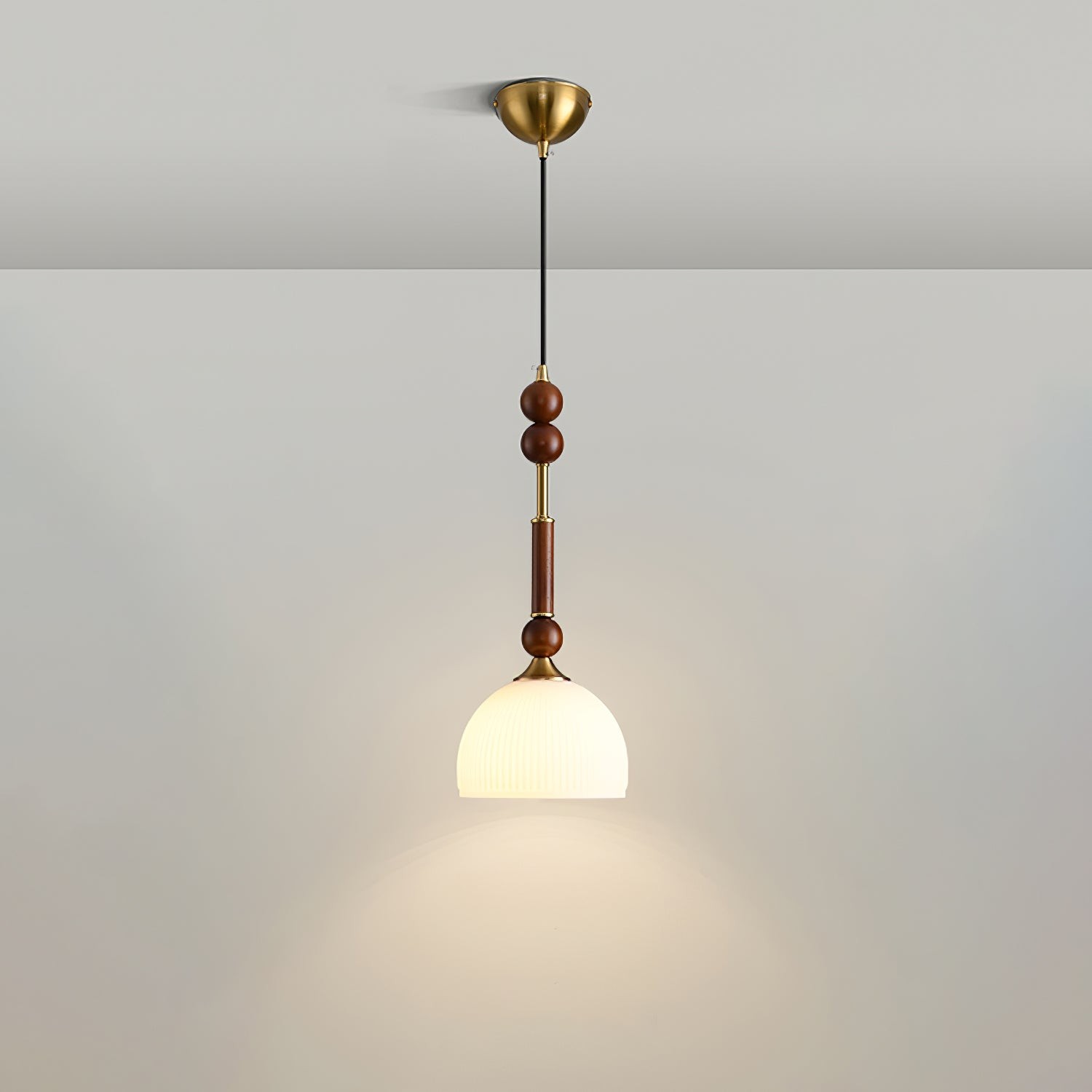Retro Solid Wood Series Pendant Lamp K637