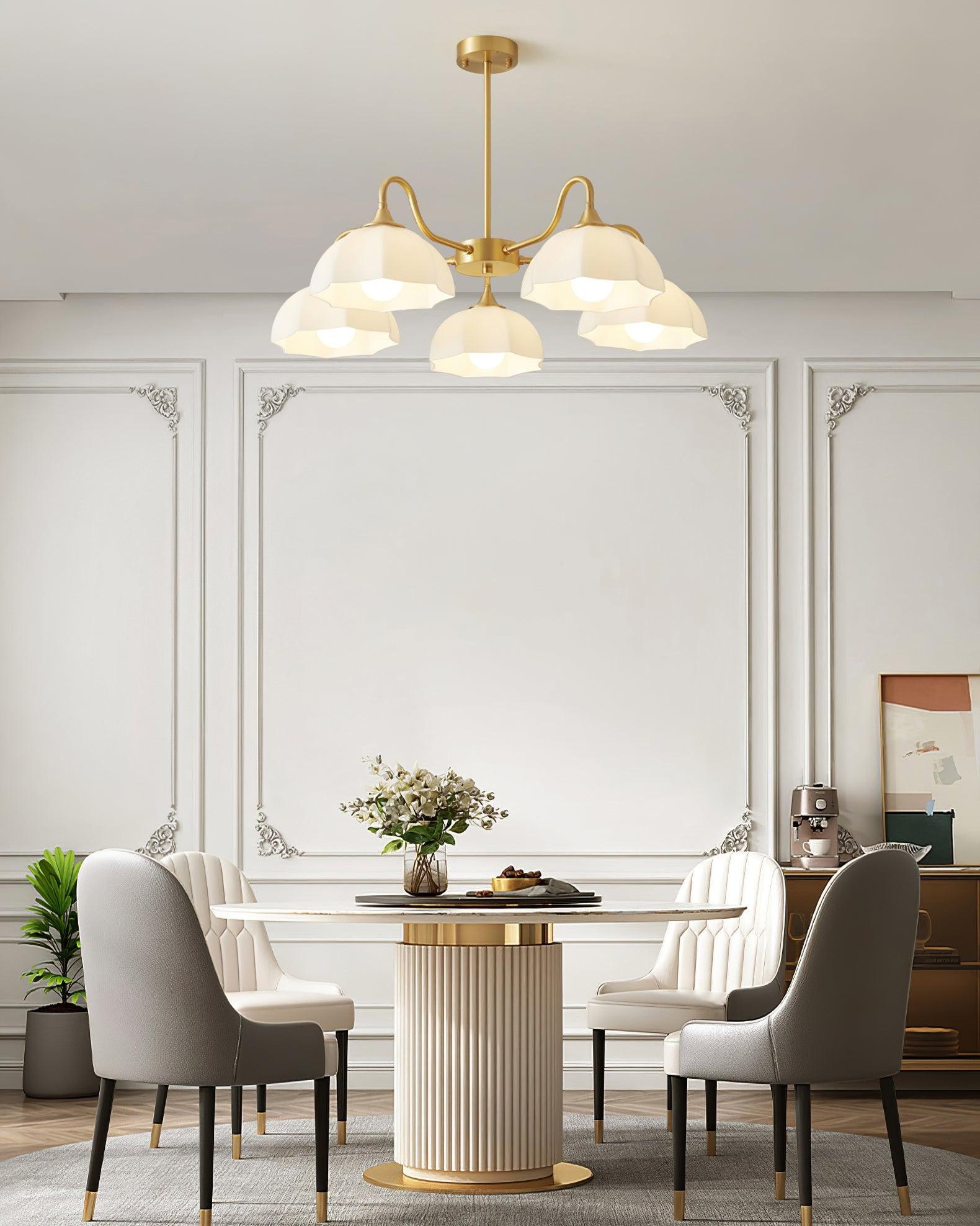 Nordic Garden Flower Glass Chandelier K758