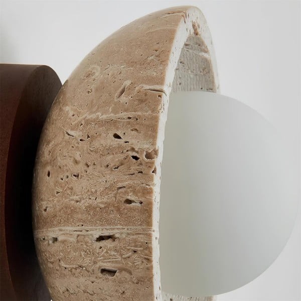 Travira Ceiling Light Textured Bowl Design Flush Mount Ceiling Lamp - Organic Style for Living Rooms K2070