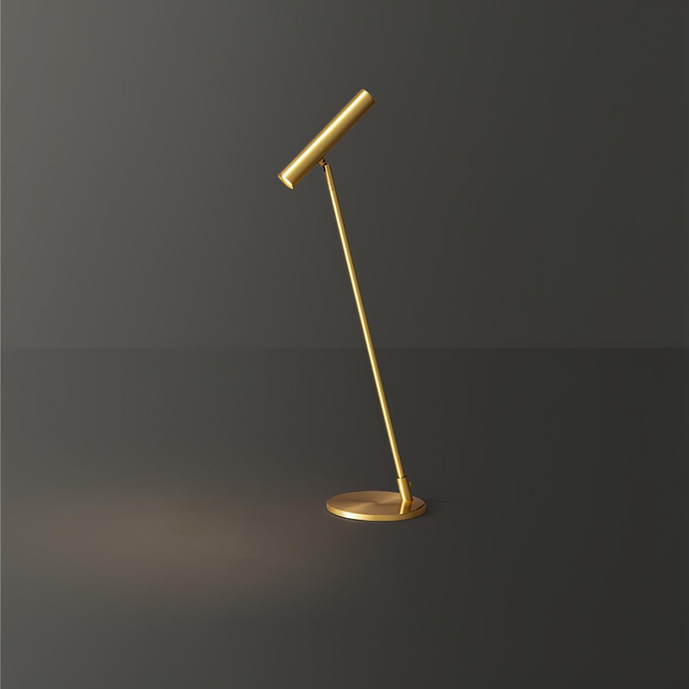 Modern Minimalist Brass Adjustable LED Floor Lamp K707
