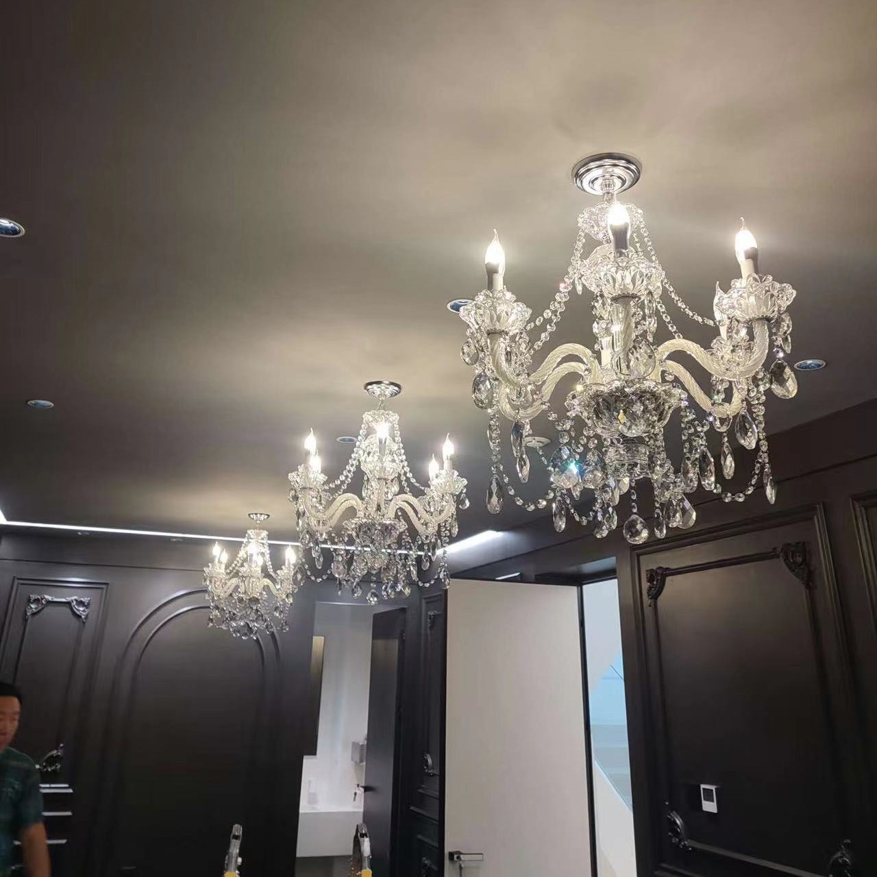 Candlestick Crystal Chandelier
