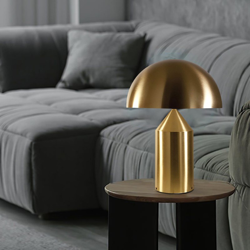 Modern Atollo Table Lamp - Mushroom Metal Table Light for Living Room