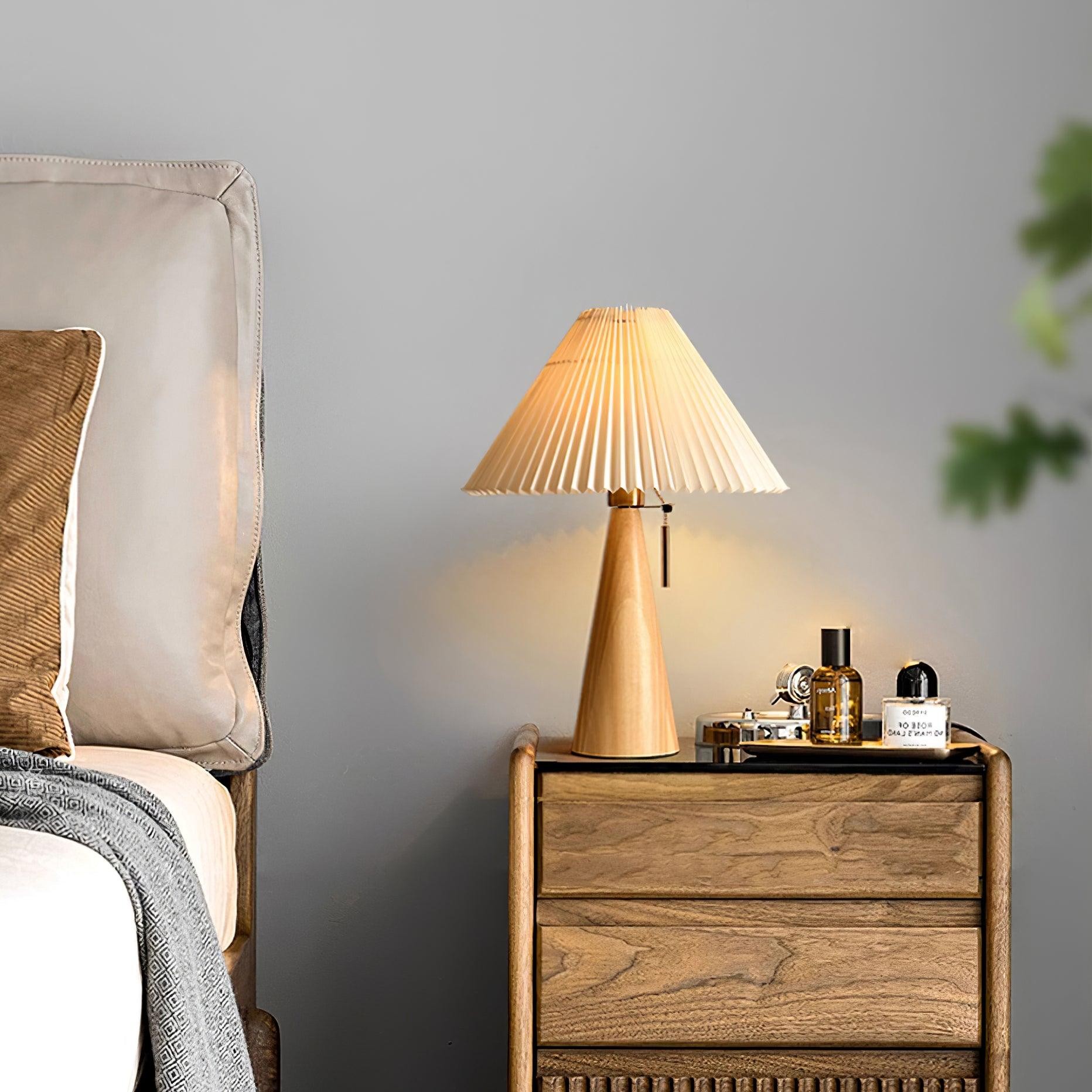 Fashion Vintage Wood Table Lamp K424