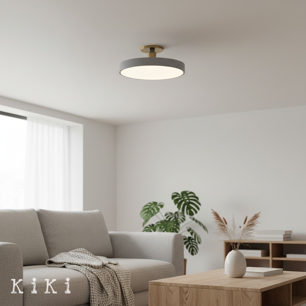 Ceilivon Minimalist Round Ceiling Light for Contemporary Sleek Interior Accent K2094