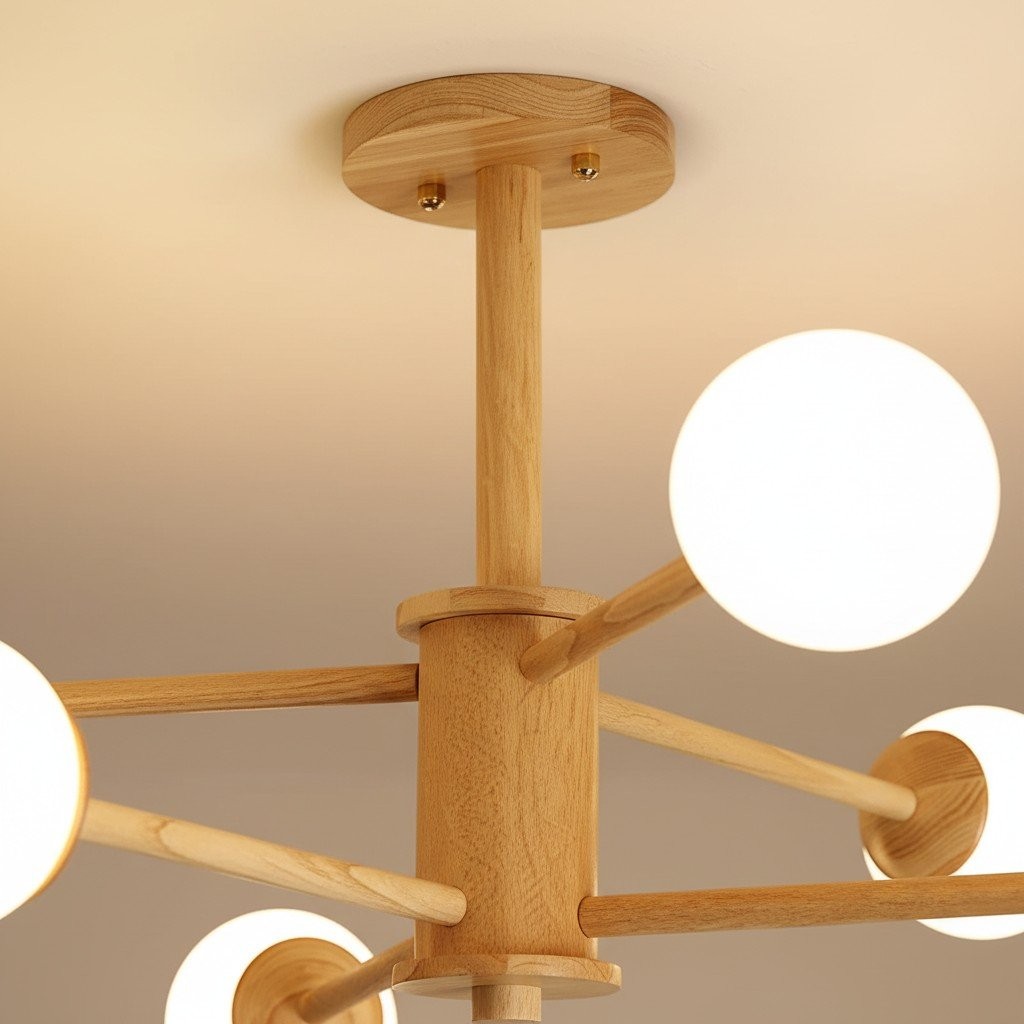 Orrise Molecular Design Ceiling Lamp - Artistic Branch Lighting Chandelier for Home Spaces K2103