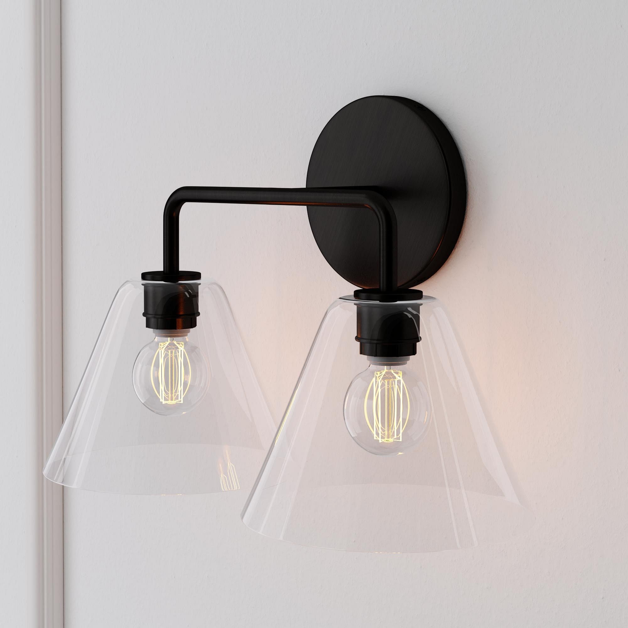 Conica Cone Wall Sconce - 1, 2, 3-Light Modern Glass Lighting K1398