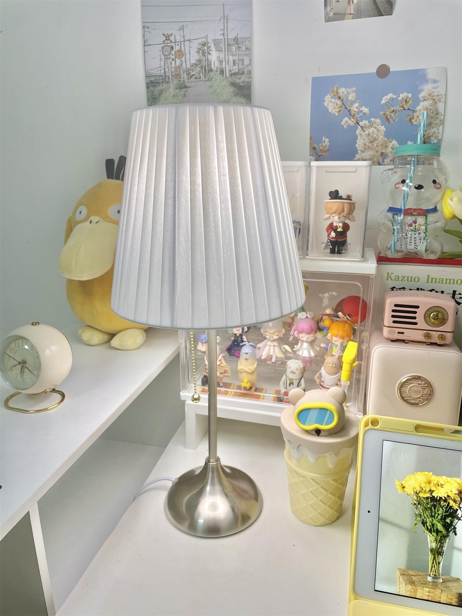 Metal Base Bedside Table Lamp K240