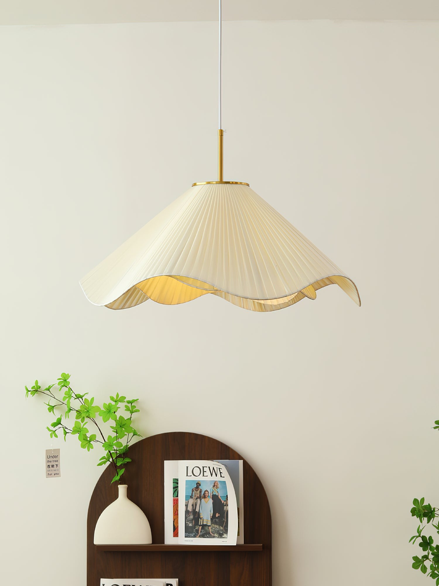 Nordic Cream Style Floral Pendant Lamp K363