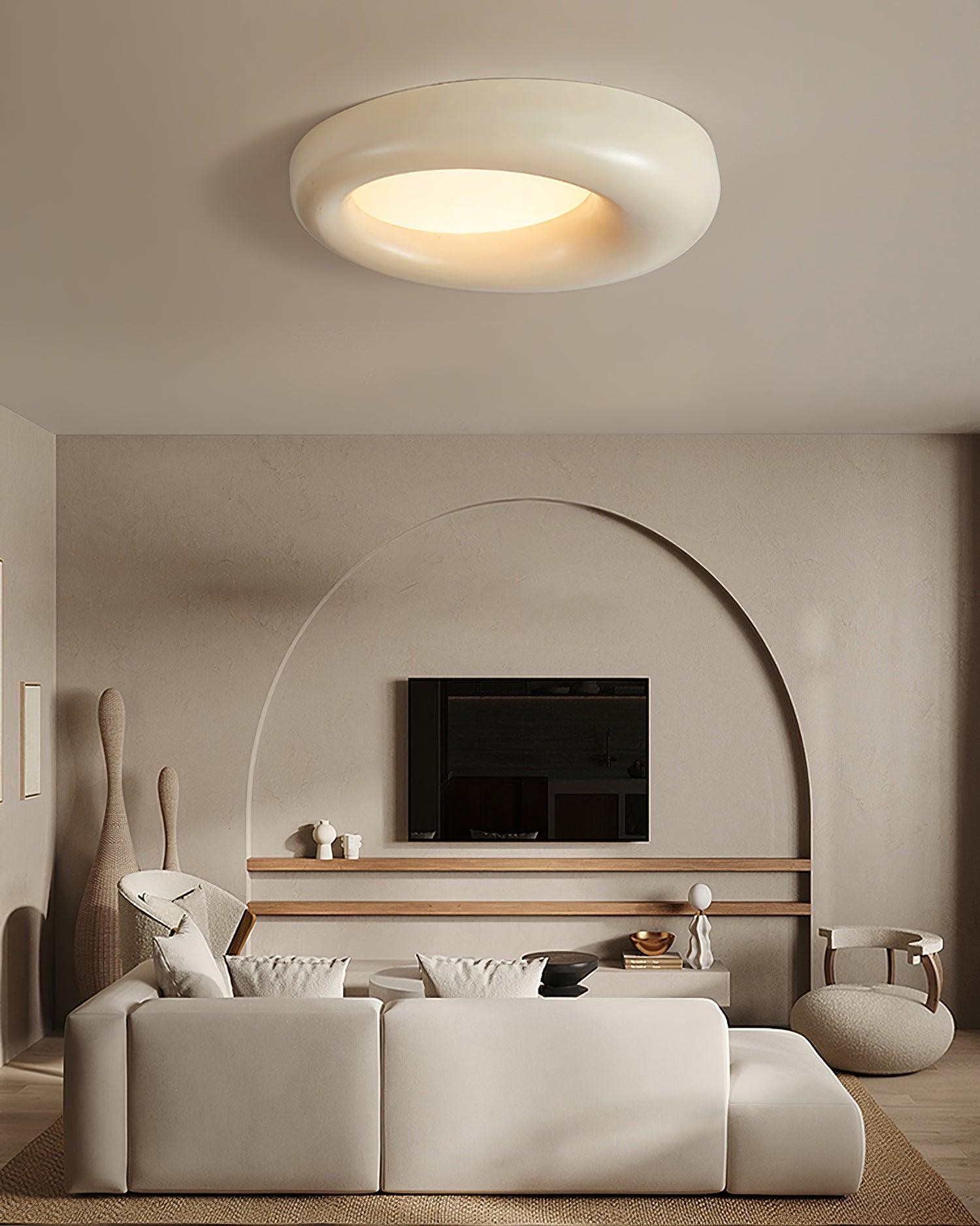Center Offset Concentric Circle Acrylic Ceiling Lamp K2372