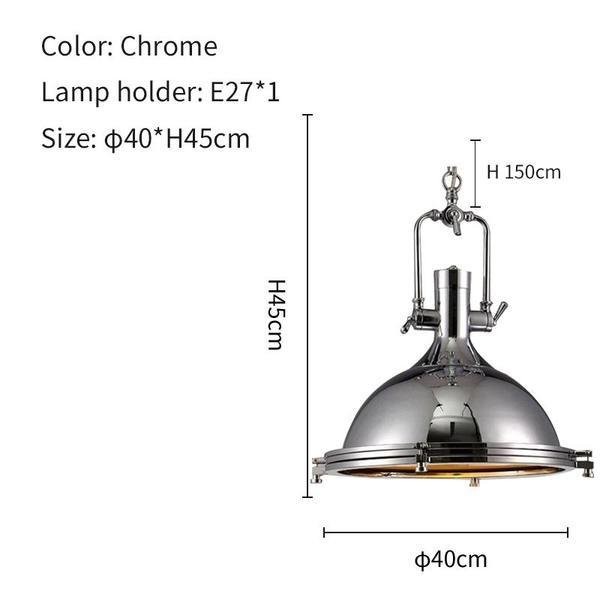 Industrial Country metal pendant light