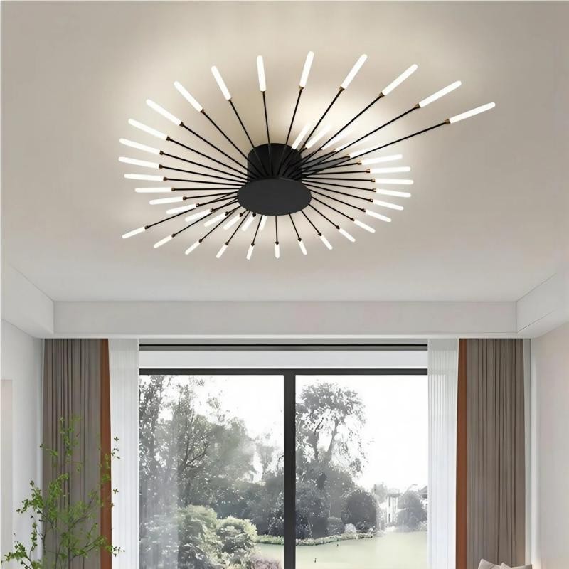 Modern Sputnik Fireworks Flush Mount Ceiling Light K27