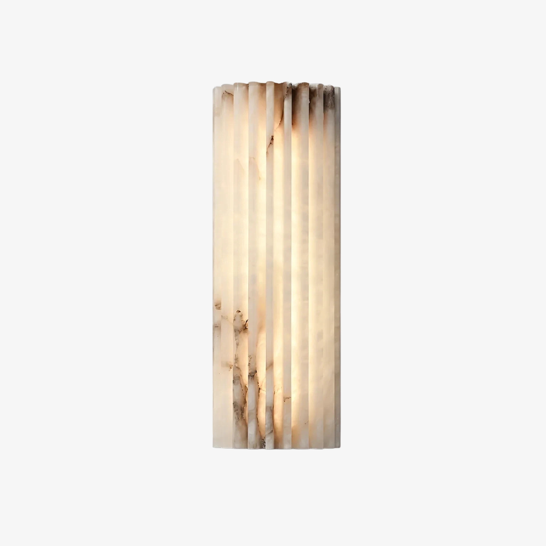 AlaVelle Contemporary Alabaster Wall Lamp - Minimalist Wall Light for Bedrooms and Hallways K2307