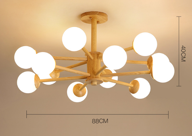 LIGN Wooden Molecular Light
