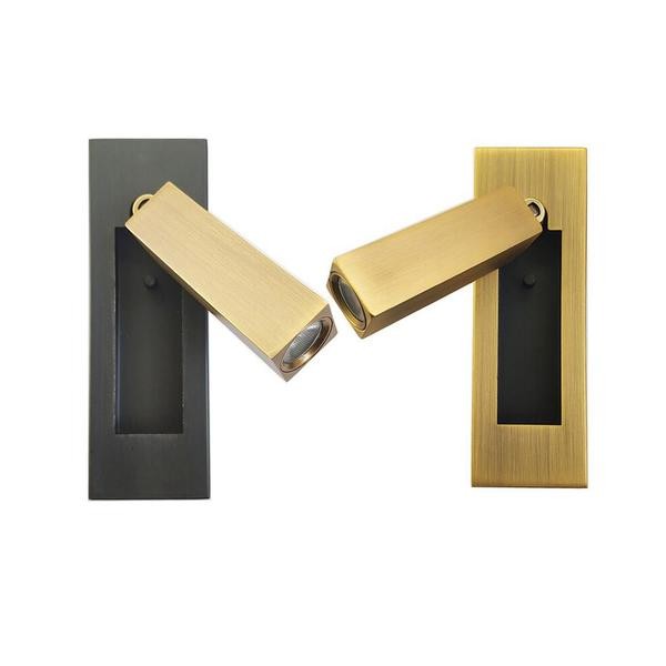 Modern Embedded Bedside Metal Wall Light
