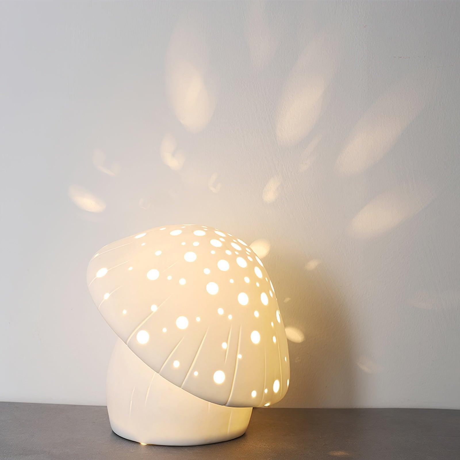 Cartoon Mushroom Skeletonized Table Lamp K398