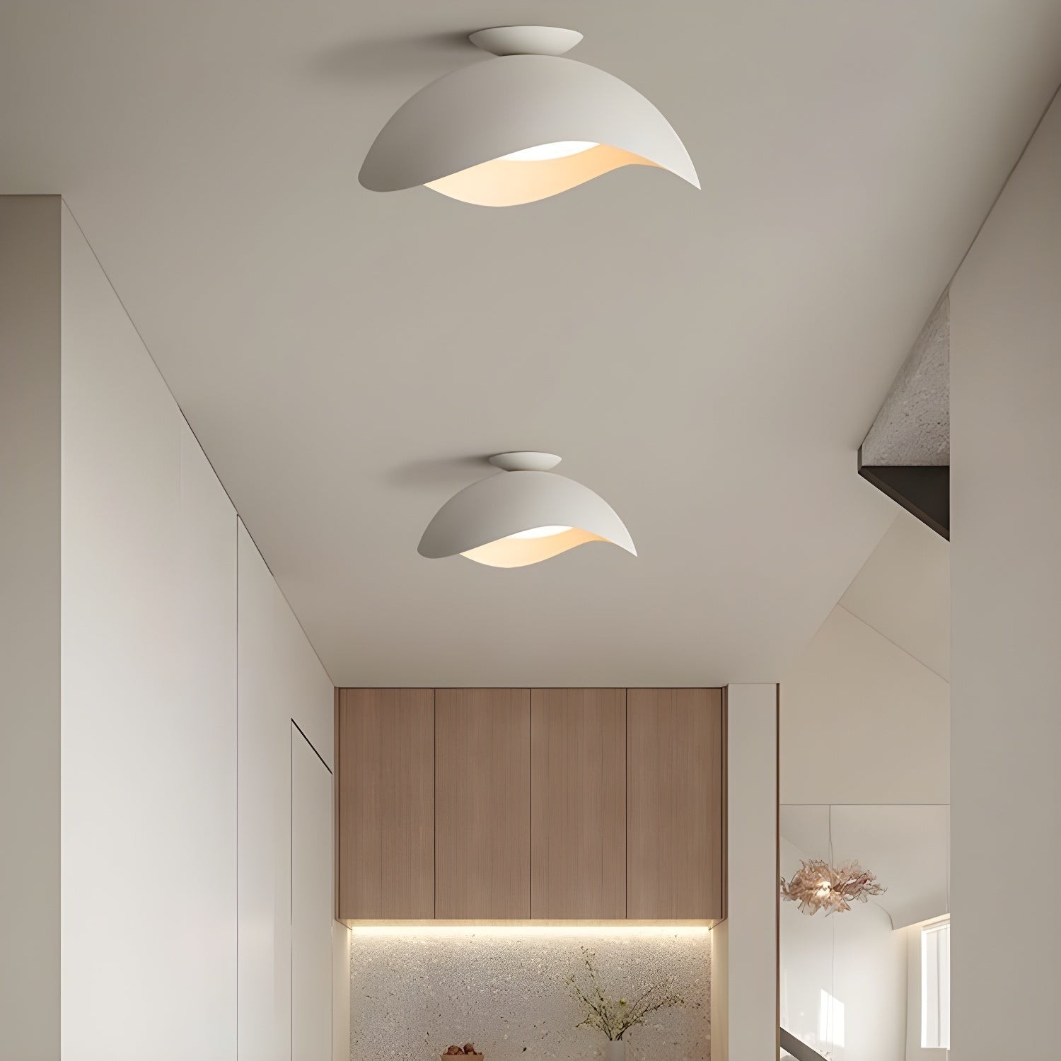 Simple Wave Ceiling Light K661