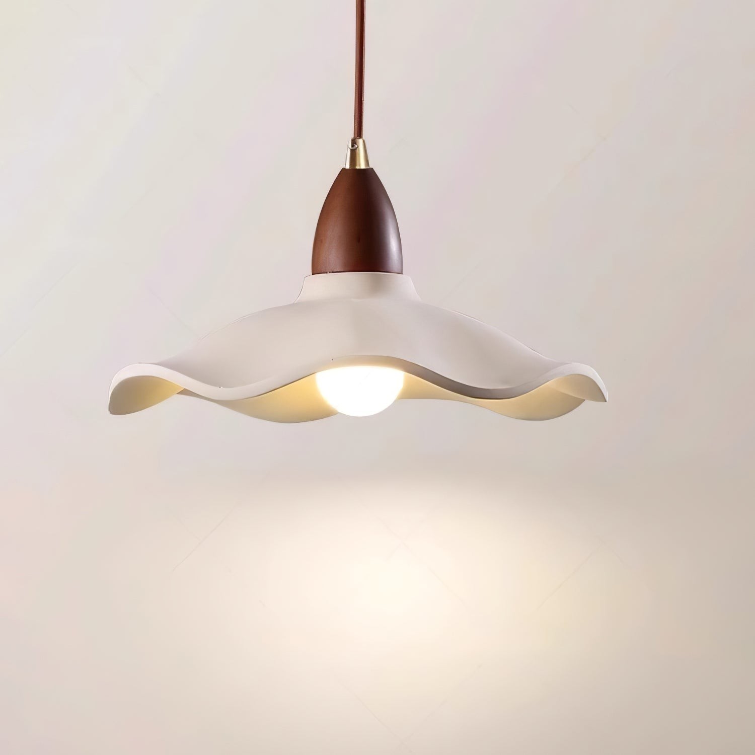 Japanese Wabi-Sabi Style Cement Wave Pendant Lamp K309