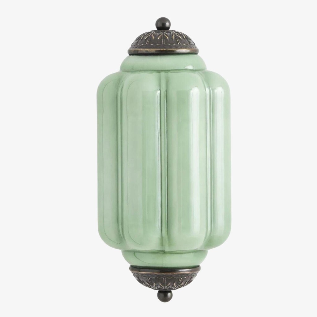 Eloise Elegant Vintage Glass Wall Sconce - Lighting for Bedroom Vanity K1150