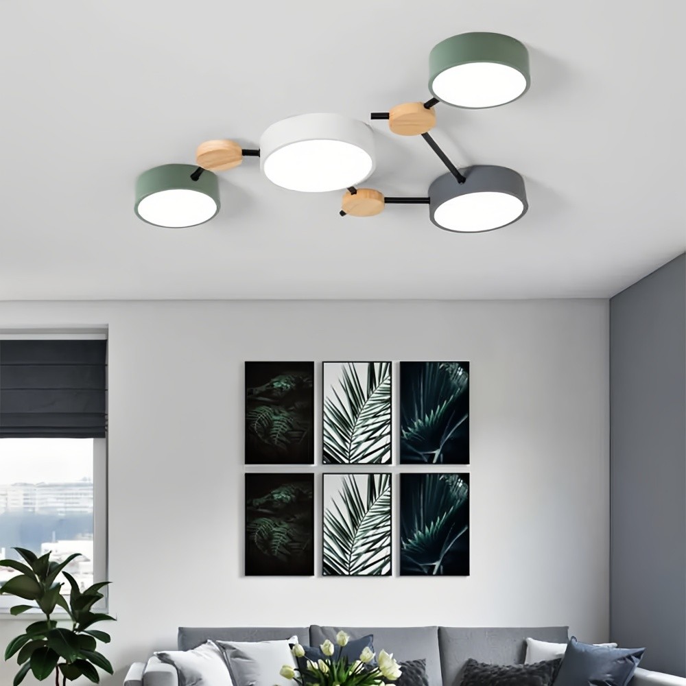 Nordic Wood Branch Led Ceiling Light K932