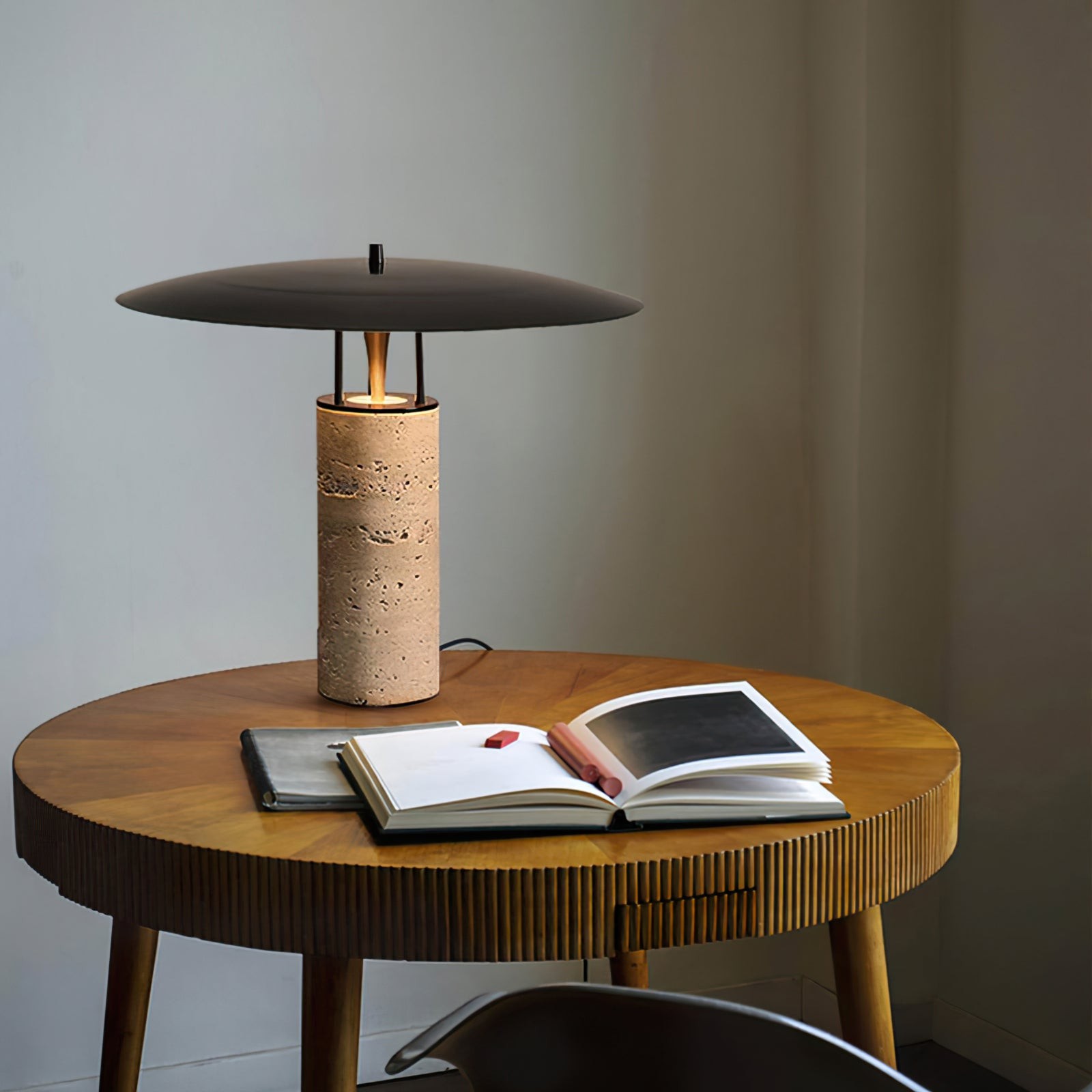 Gioe Travertine Table Lamp K1025