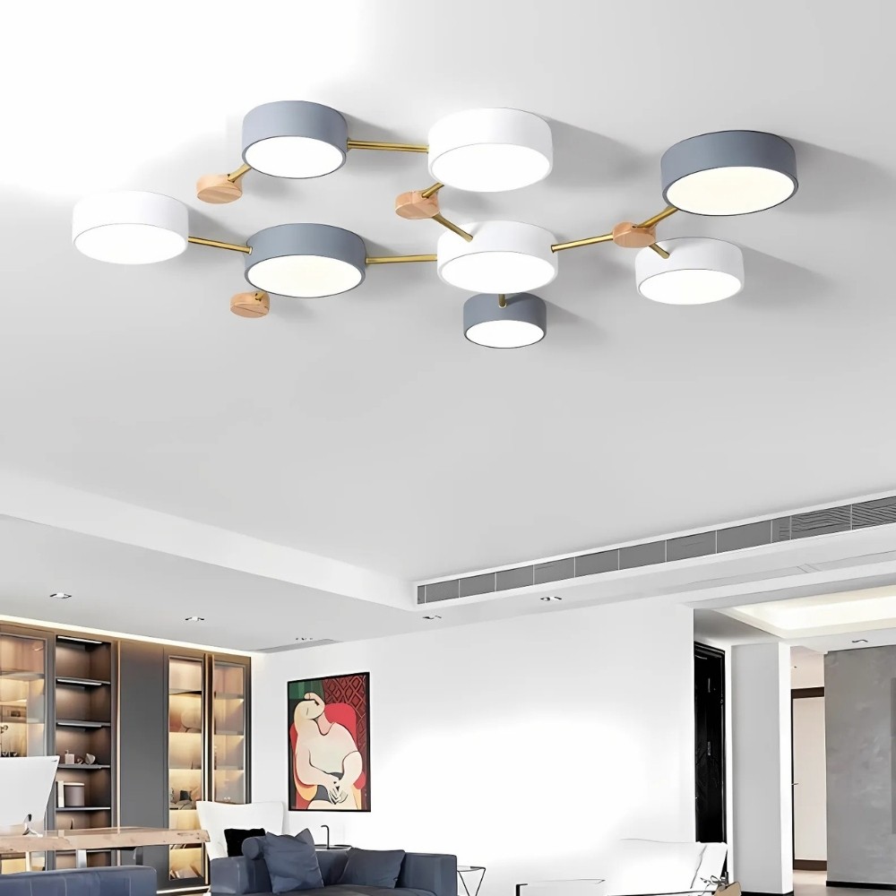 Modern Branch Circular Led Ceiling Lamp K933