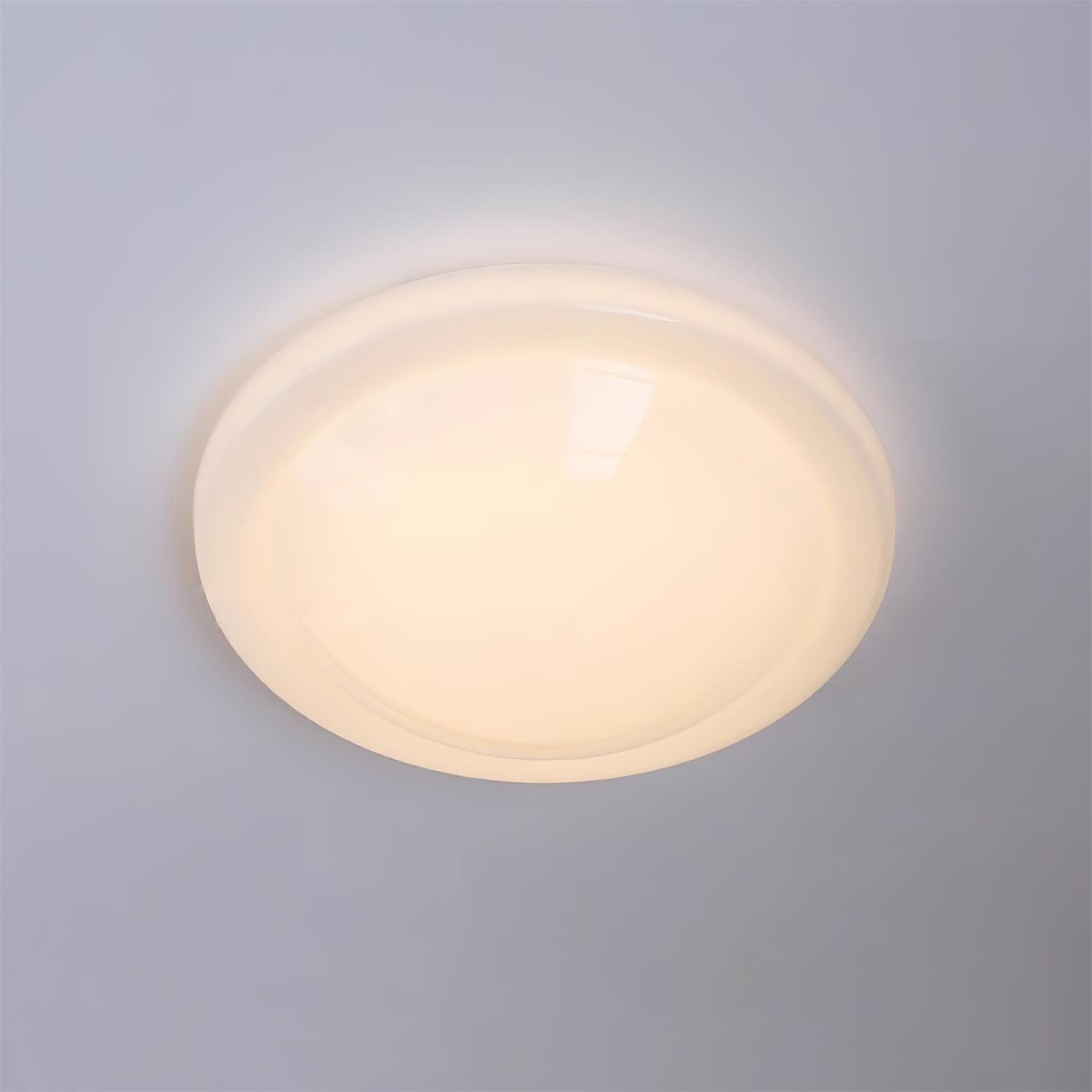 Modern Miminalist White Glass Led Ceiling Lamp K222