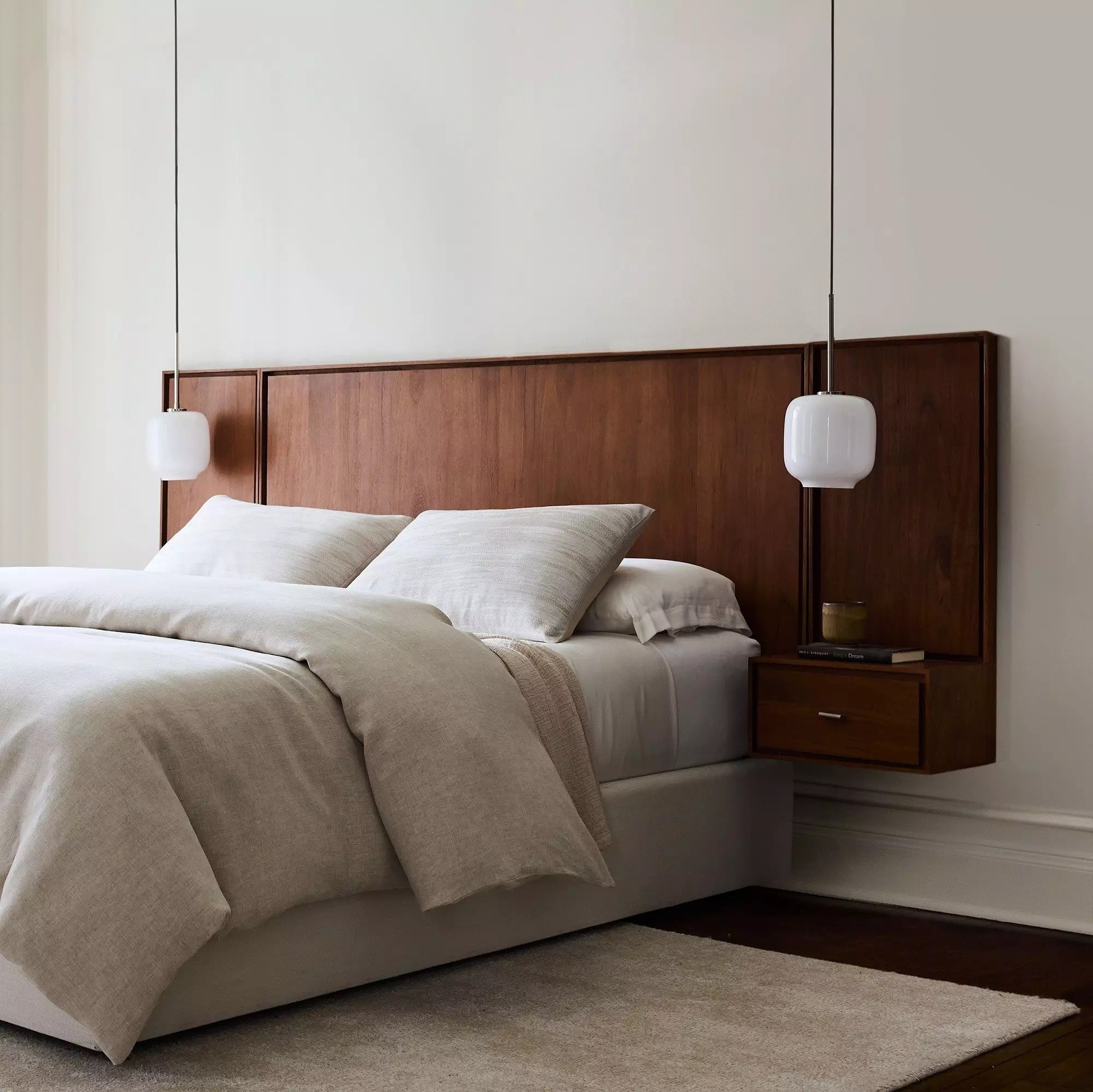 Lumivelle Pebble Pendant Light - Adjustable Glass Shade - Modern Lighting K1403