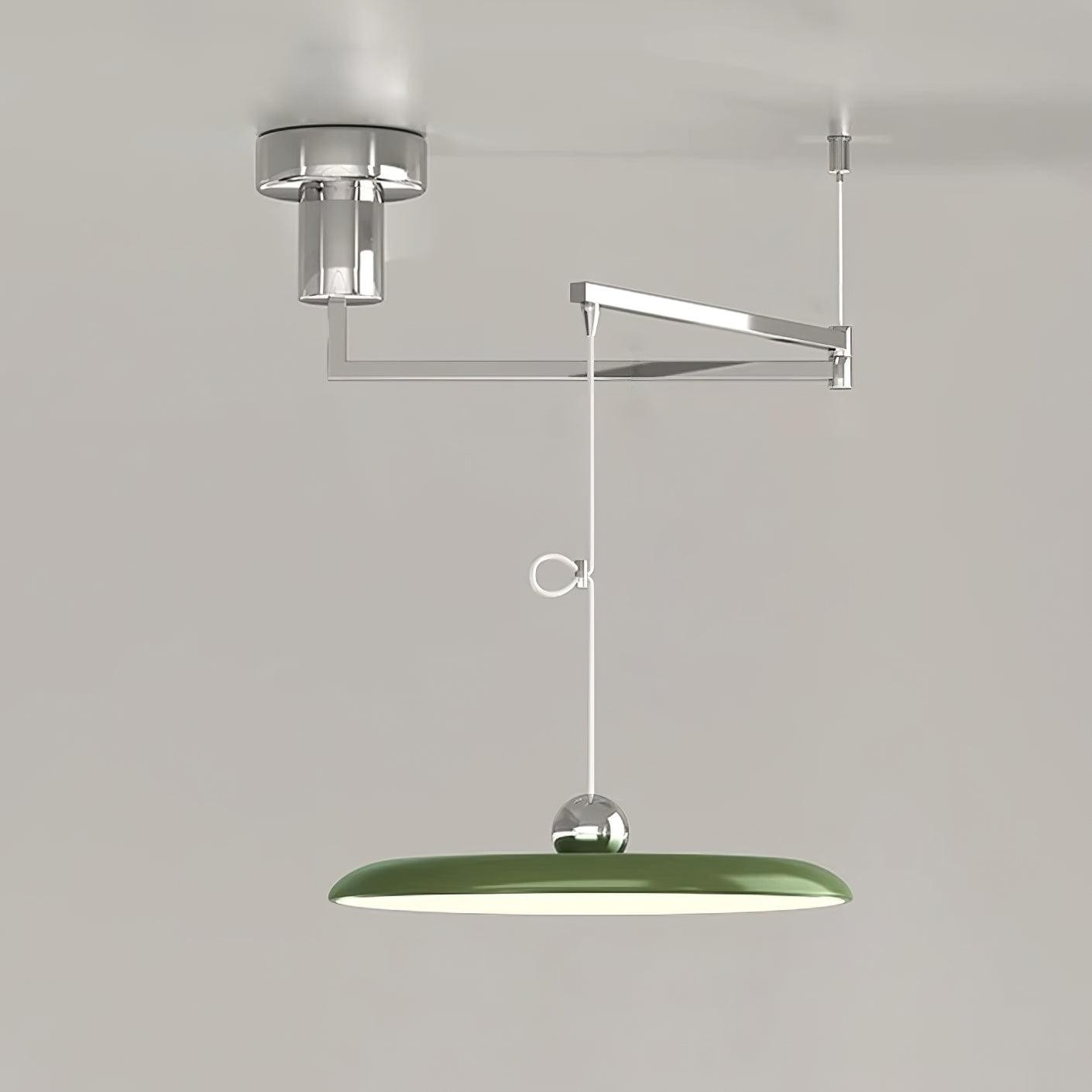 Simple Modern Adjustable Swing Arm Disc Pendant Lamp K705