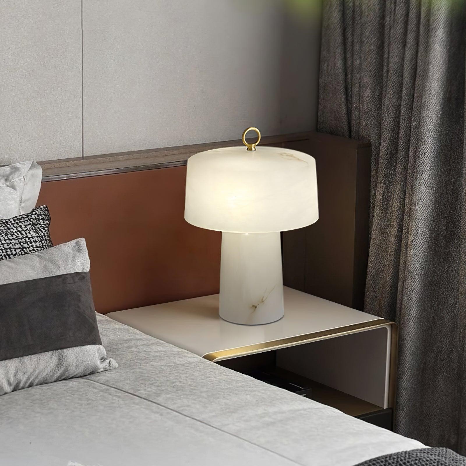 Light Luxury Style Marble Stone Table Lamp K236