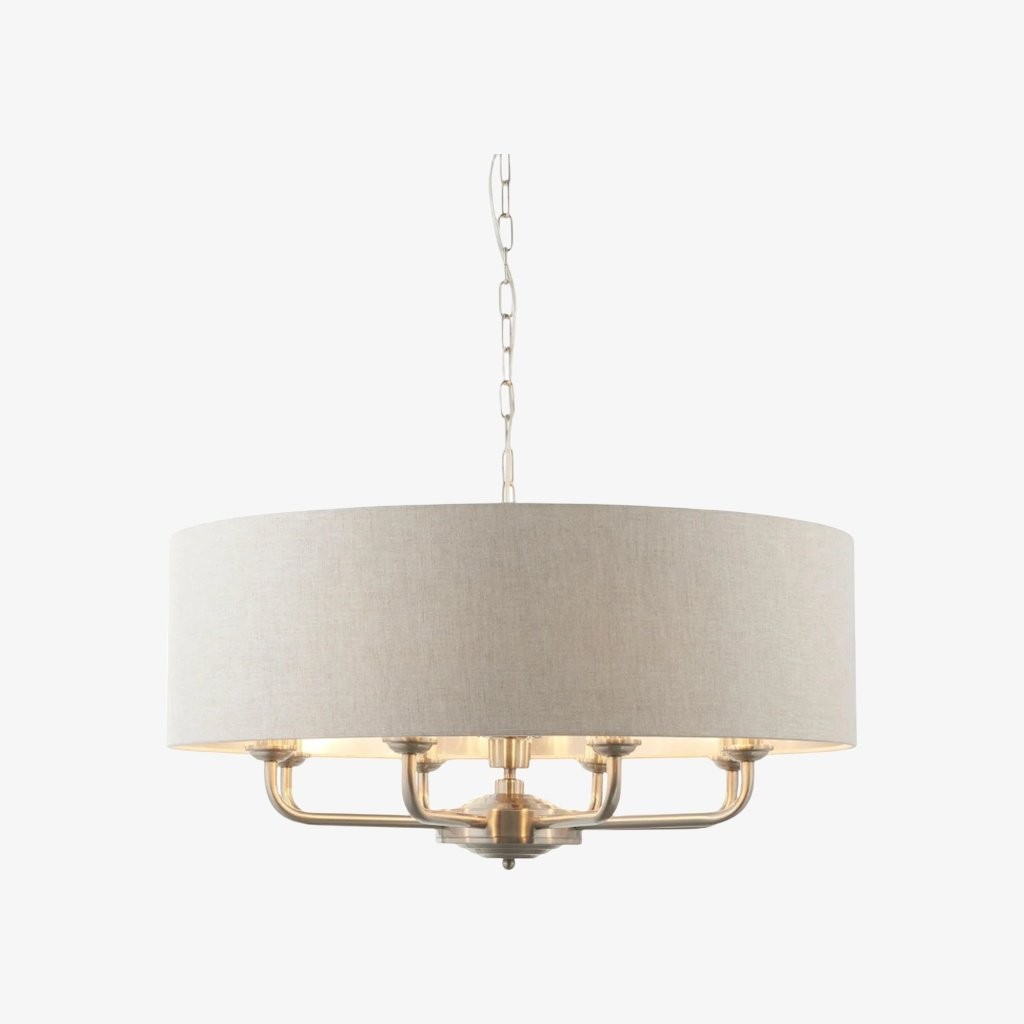 Tela Fabric Shade Pendant Style - Timeless Pendant Light for Dining Table K2216