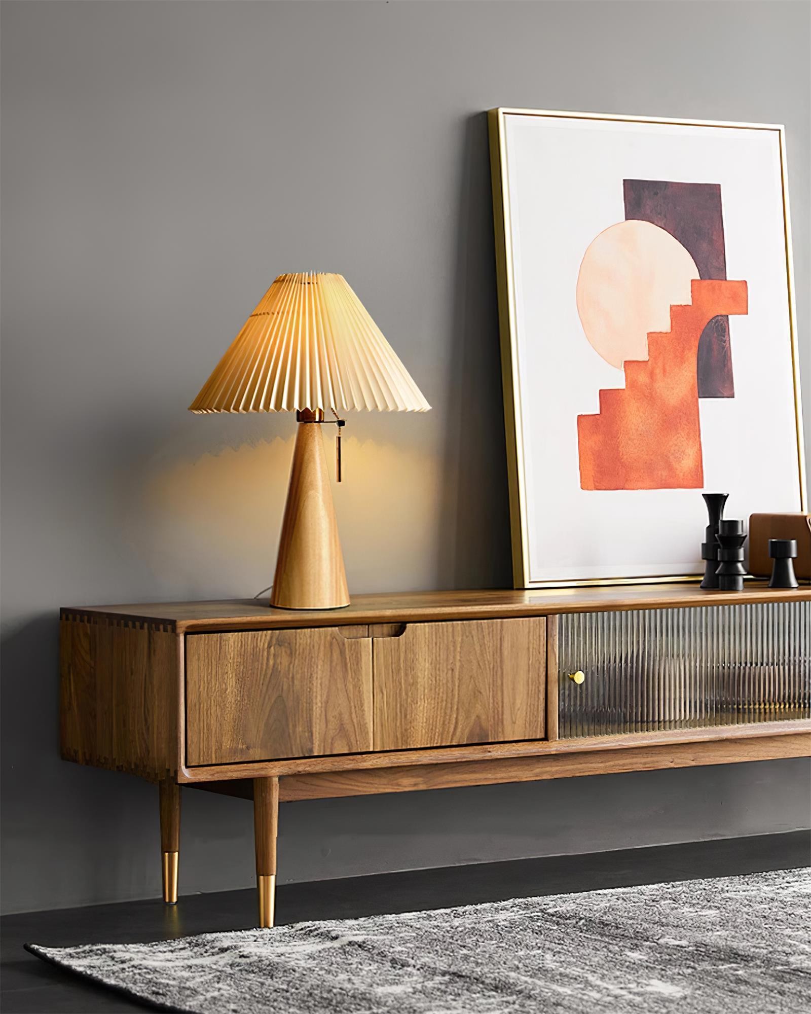Fashion Vintage Wood Table Lamp K424