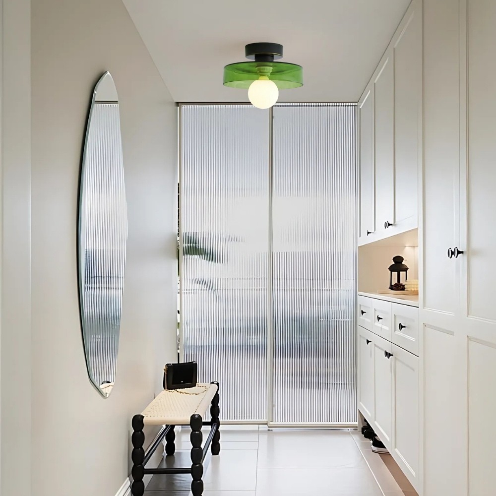 Morandi Colorful Disc Orb Ceiling Light For Bedroom K927