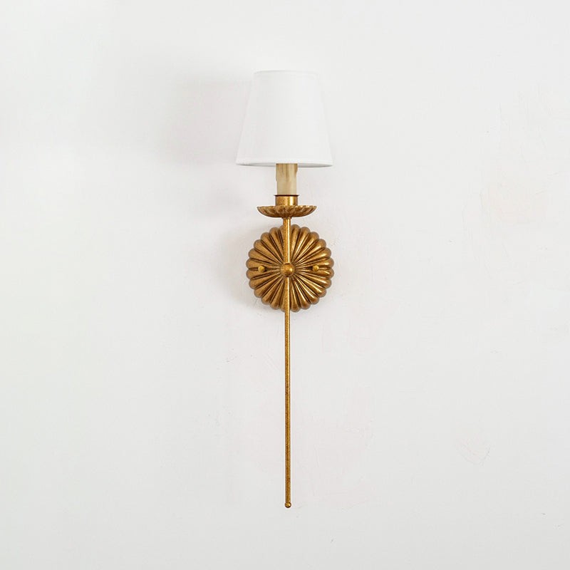 Catina Metal Wall Sconce with Fabric Shade – Stylish Accent Lighting for Home K1181