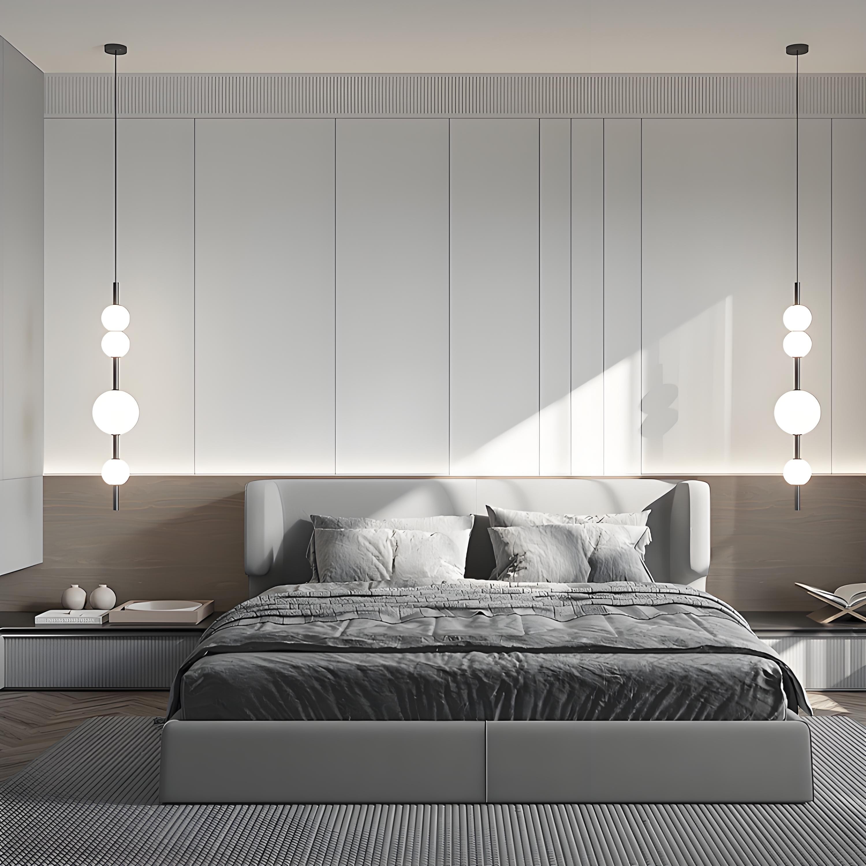 Linear Glass Pendant Light