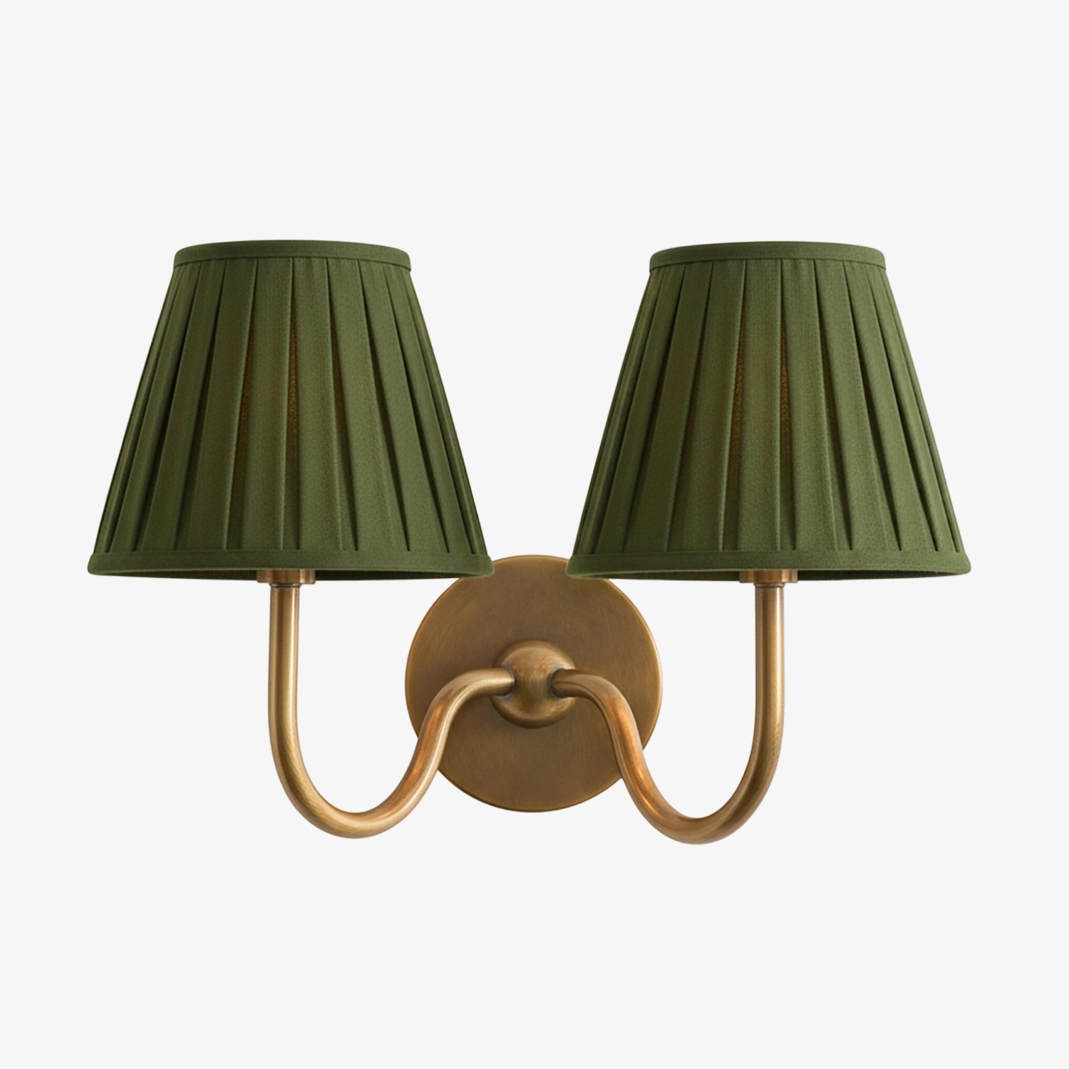 Luvora Pleated Fabric Shade Wall Sconce – Modern Classic Indoor Lighting K1306