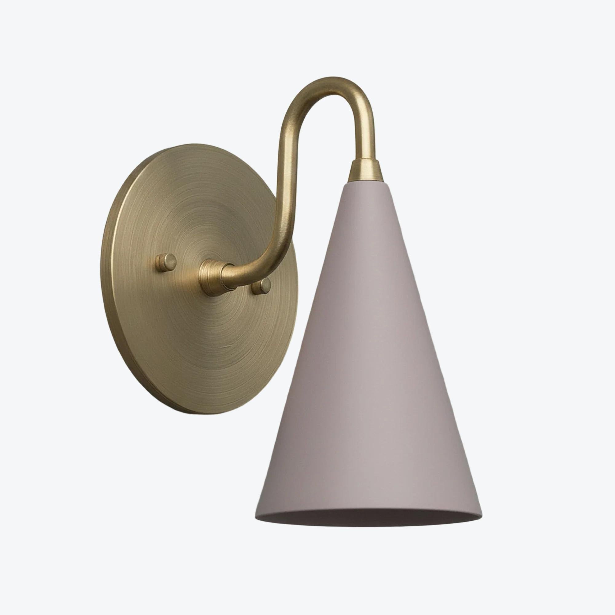 Curva Metal Cone Wall Lamp - Classic Vintage Accent Lighting for Hallway K1736