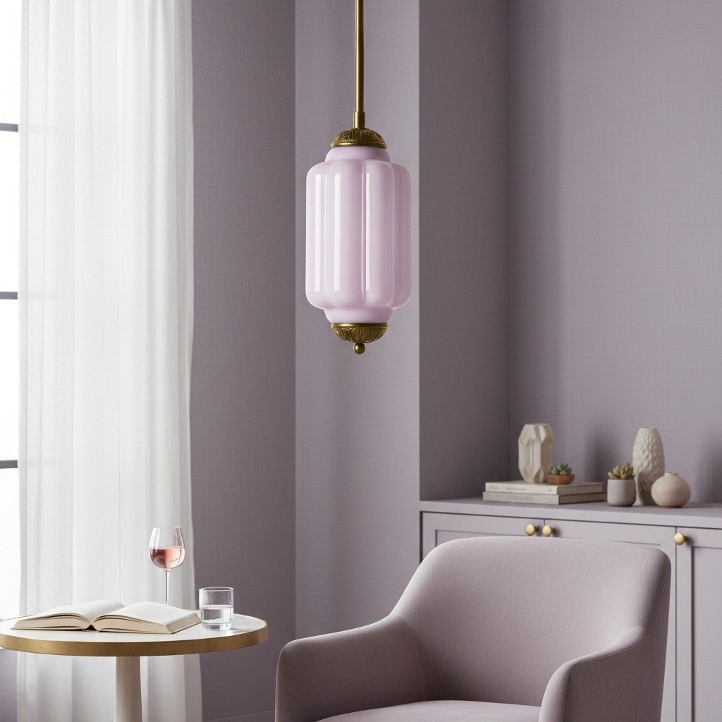Eloise Simple Glass Irregular Lantern Pendant Lamp K836