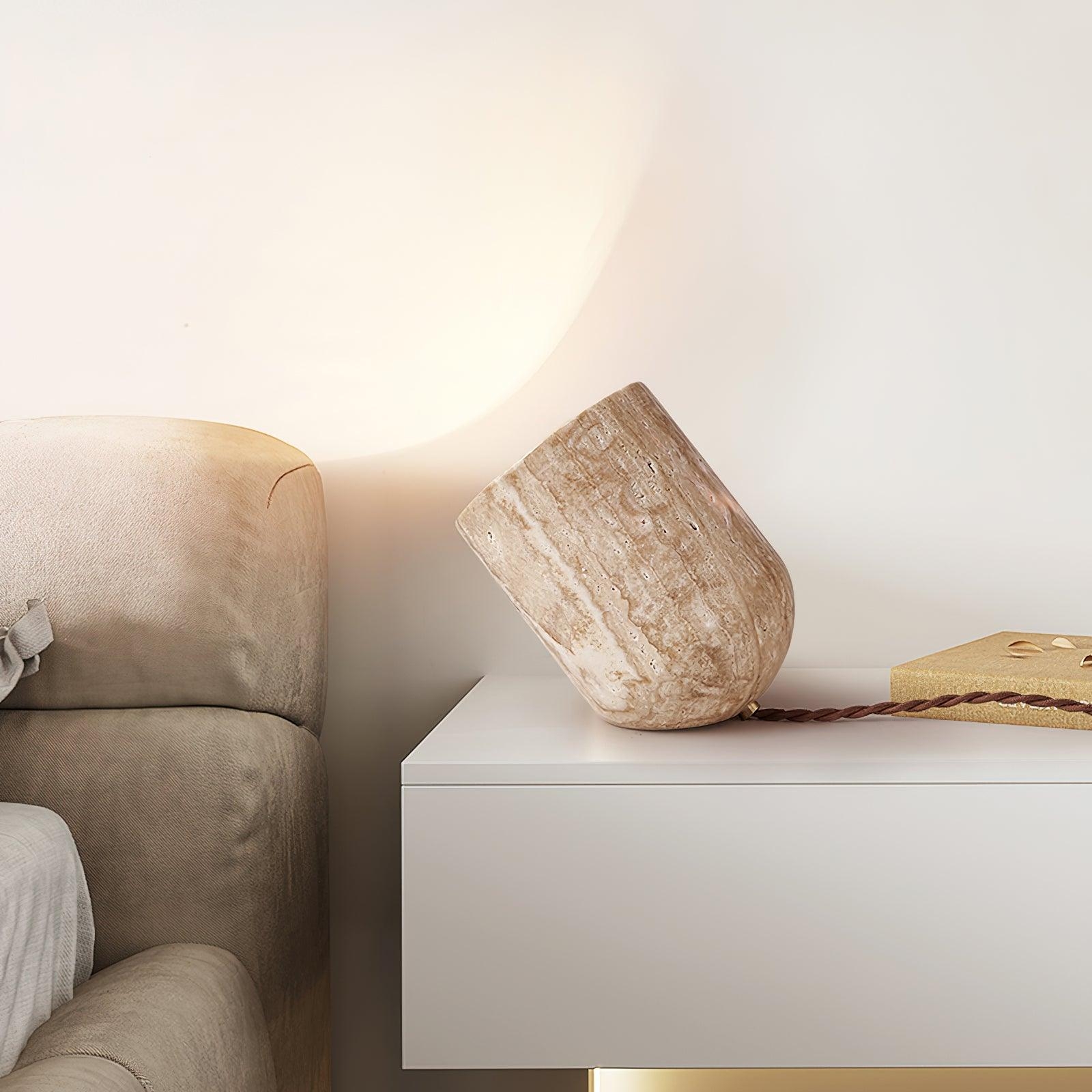 Amidori Travertine Table Lamp D893