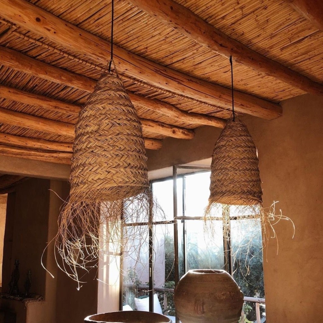 Country Style Hand Woven Pendant Light K192