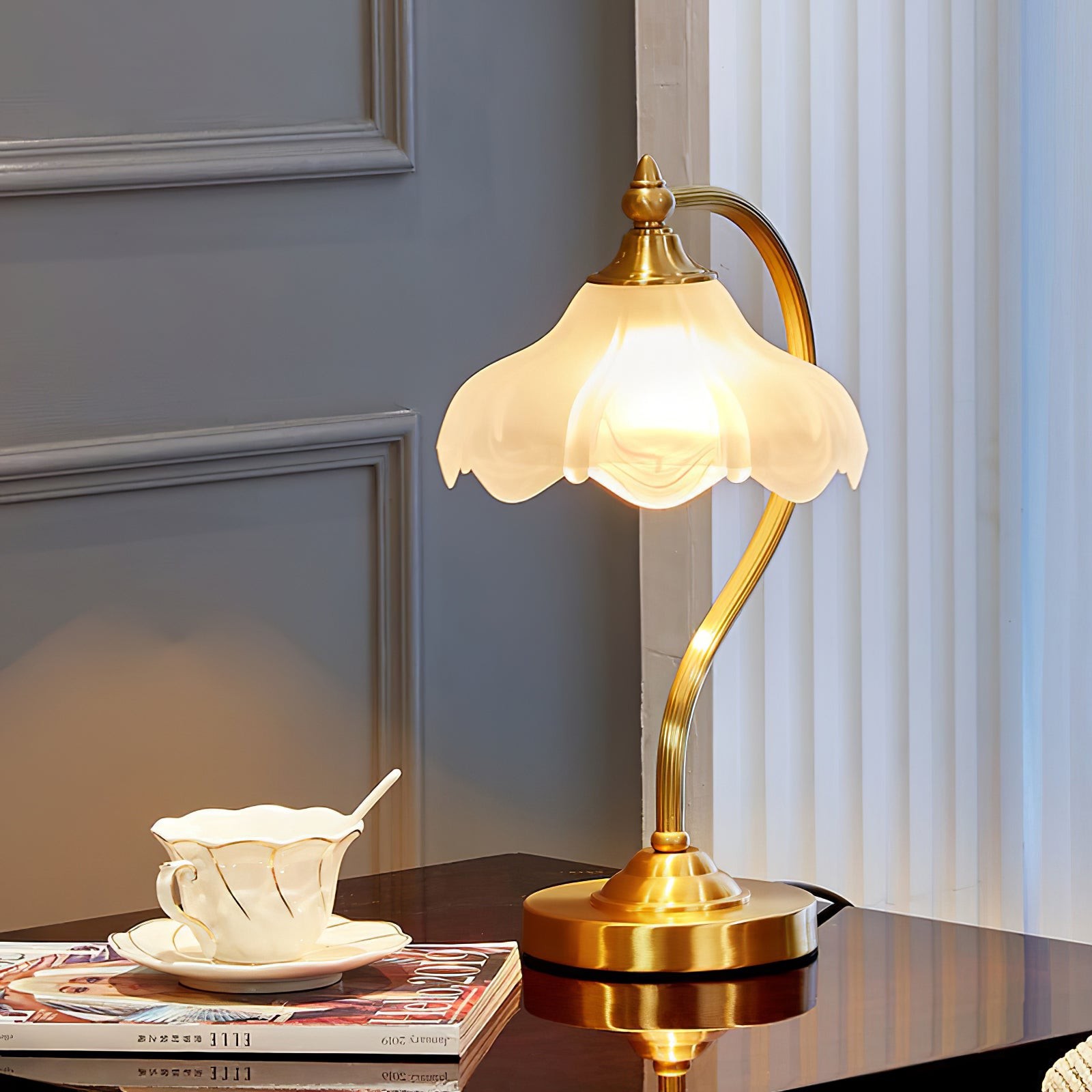 Magnolya Flower Table Lamp K1048