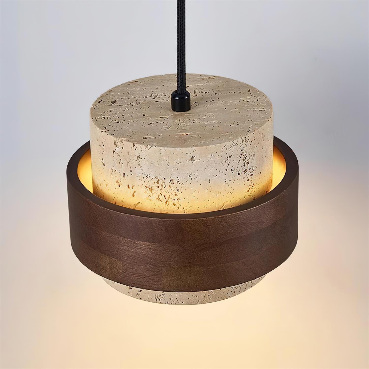 Cole Travertine Wall Lamp D70