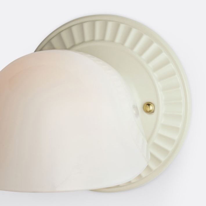 Fiesta Fluted Wall Sconce - Art Deco Inspired Design with Soft Ambient Lighting for Bathroom or Bedroom K1772