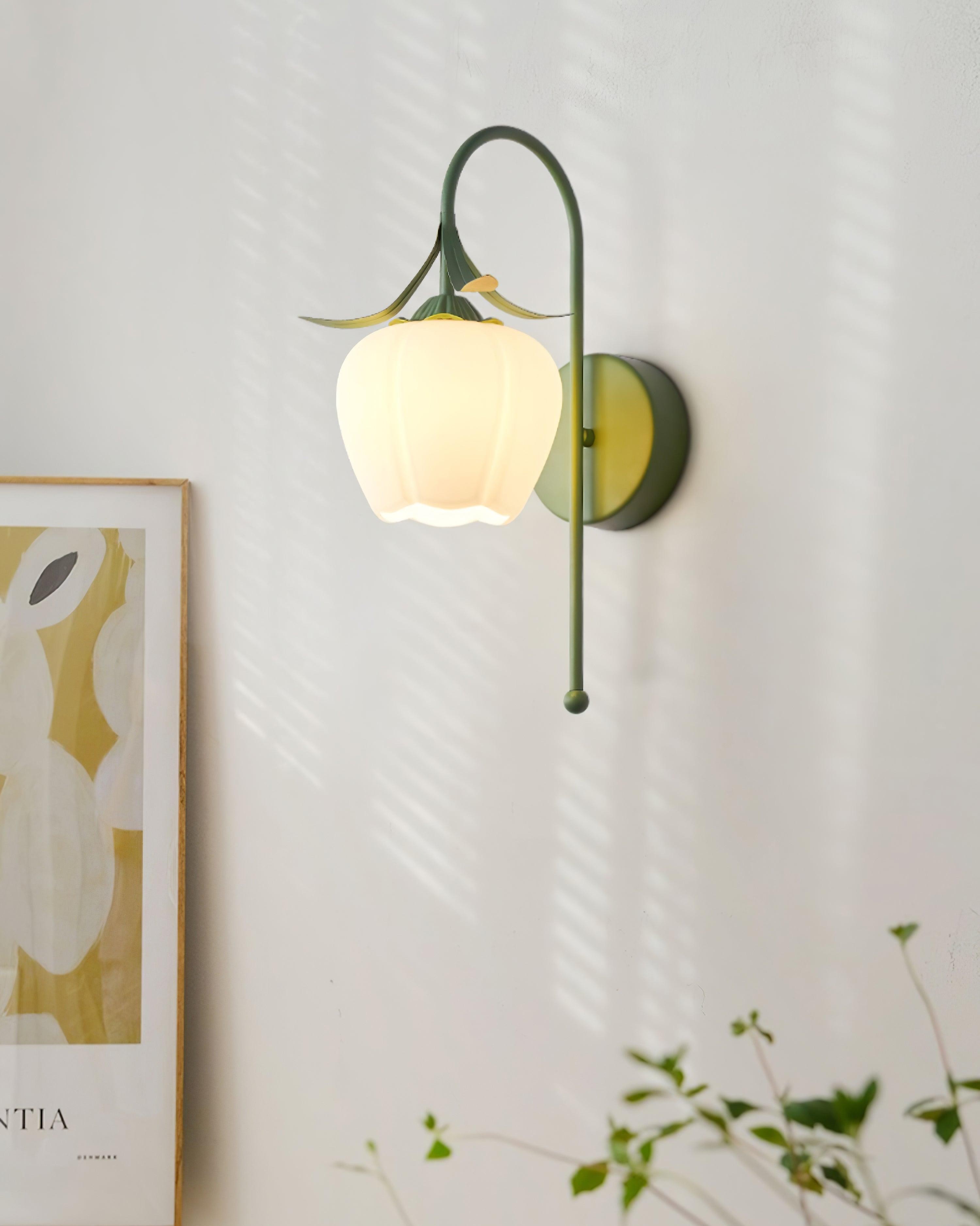 French Cream Style Flower Wall Lamp K474